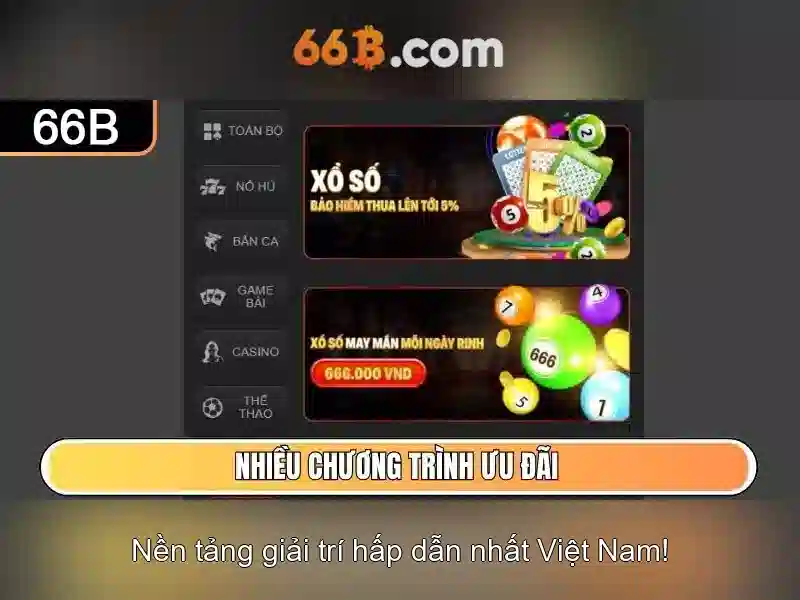 66B – Trang Chủ 66B – Slot, Bắn Cá, Casino, Thể Thao, Xổ Số, Khuyến Mãi